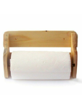 Držák papírových utěrek dřevo + ručník  WOOD